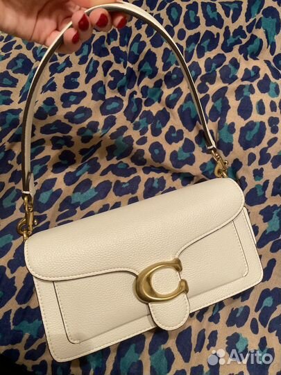 Сумка coach белая