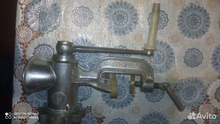 Решетки, ножи для мясорубки и мясорубка СССР