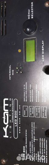 Стробоскоп KAM 800 LED RGB Mic DMX Светомузыка Pro