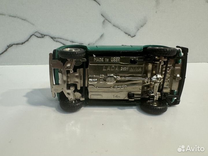 Модели автомобилей 1 43 СССР нива 2121 дно хром