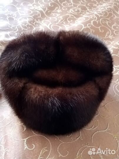 Норковая шапка мужская