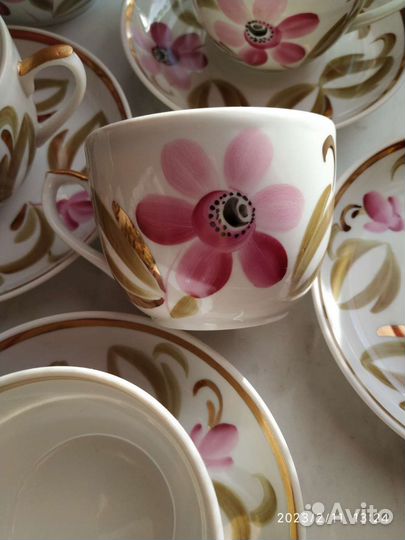 Чайный сервиз вербилки СССР