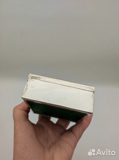 Коробка для сигар, сигарет, сигаретница, серебрени