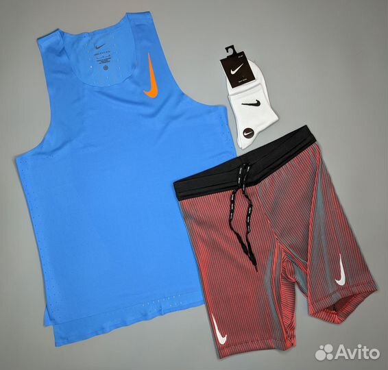 Комплект Nike Бесшовная Майка + Тайтсы