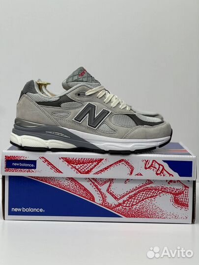 Кроссовки New Balance 990 серые 4
