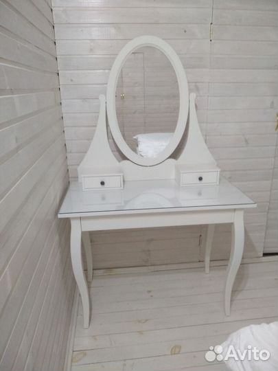 Туалетный столик с зеркалом IKEA Hemnes Хемнэс