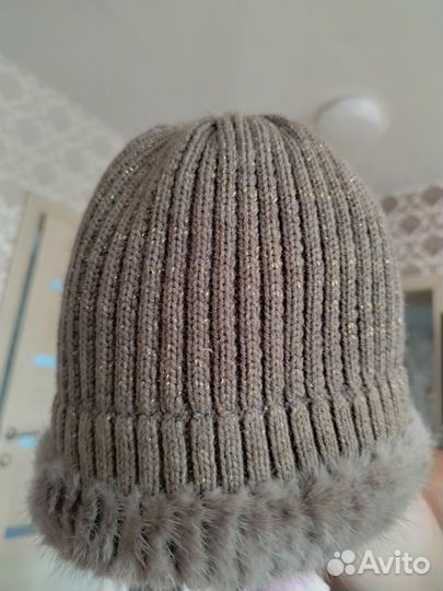 Шапка норковая женская