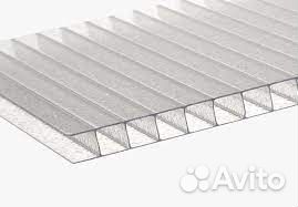 Поликарбонат сотовый Woggel 10 мм 2,1х6 м прозрачн