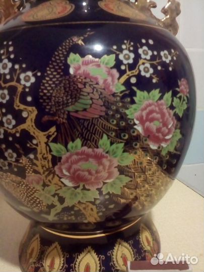 Китайская ваза кобальт времен СССР