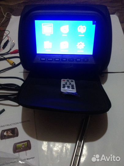 Подголовник с DVD телевизорм