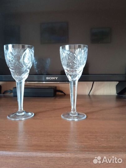 Хрустальные рюмки СССР