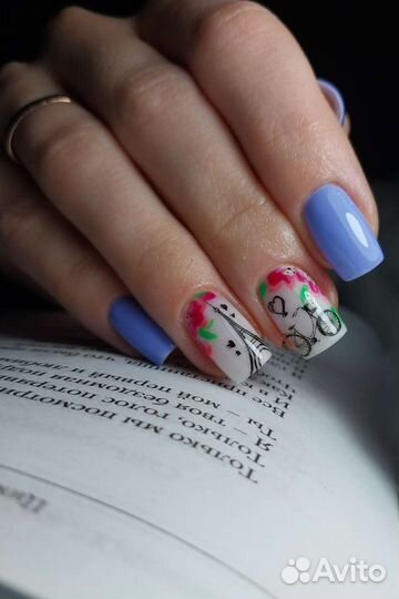 Маникюр, окрашивание бровей, ламинирование ресниц