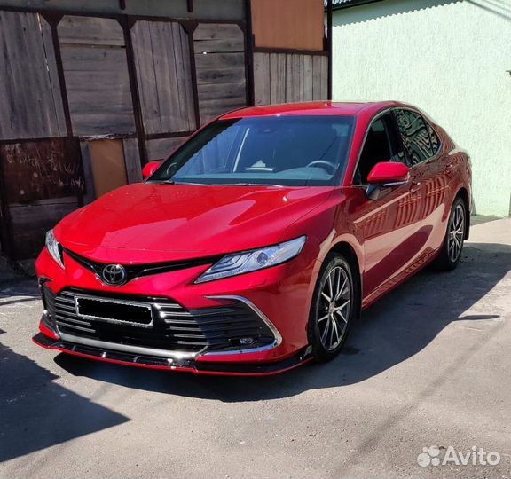 Сплиттер переднего бампера Toyota Camry V70 2021+