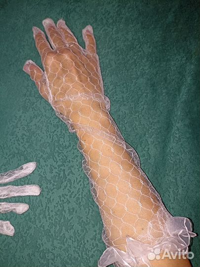 Перчатки свадебные