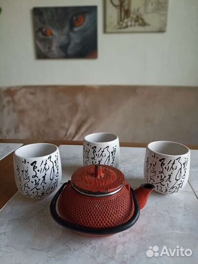 Чугунный заварочный чайник