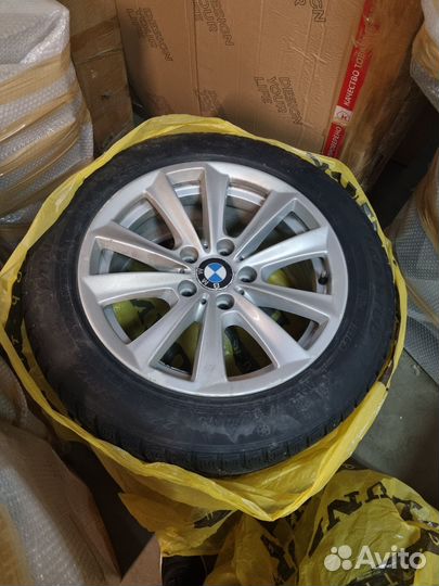 Комплект колес r17 bmw с зимней резиной