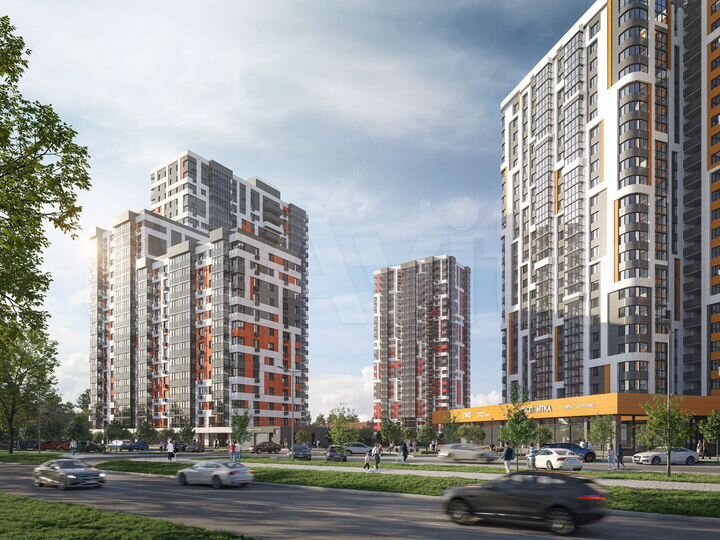 2-к. квартира, 78,4 м², 7/25 эт.