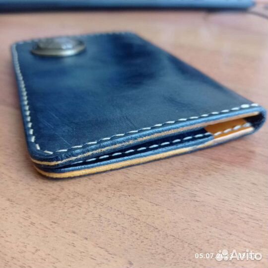 Обложка на паспорт. Натуральная кожа ручной работы