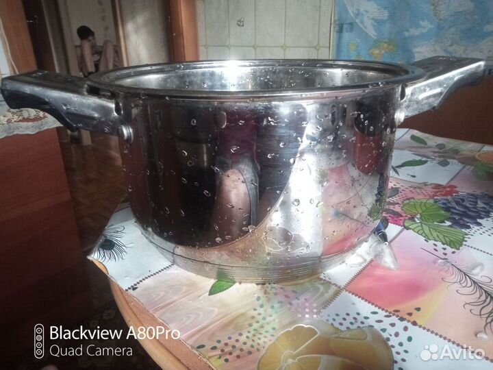 Кастрюля из нержавейки большая