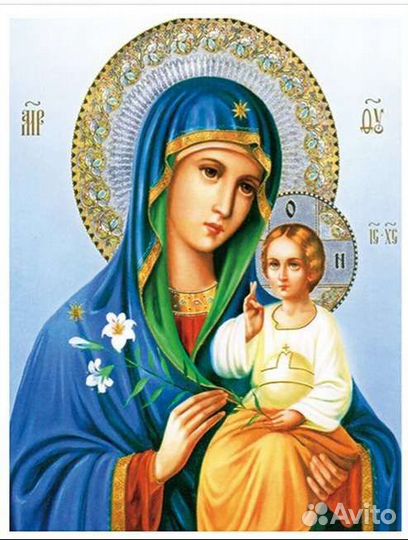 Икона алмазная мозаика