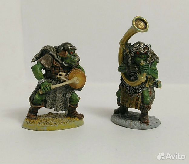Миниатюры для игры в DnD и др. Орки командный отря