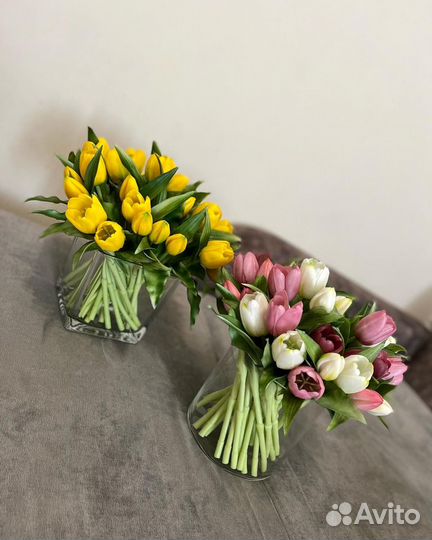 Тюльпаны интерьерные
