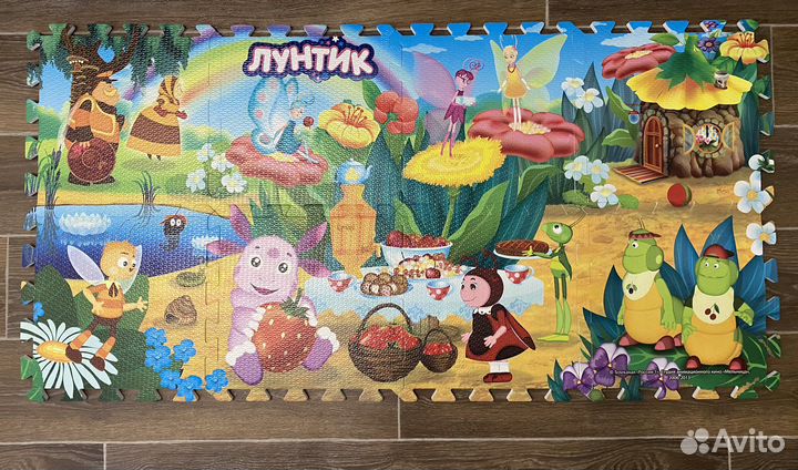 Детский коврик пазл 2 шт