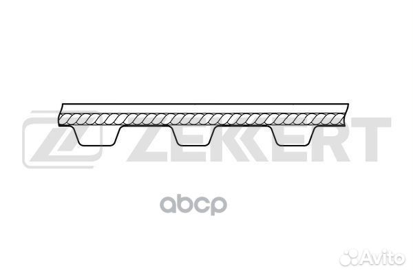 Ремень зубчатый грм Toyota Corolla (E80 E90) 8