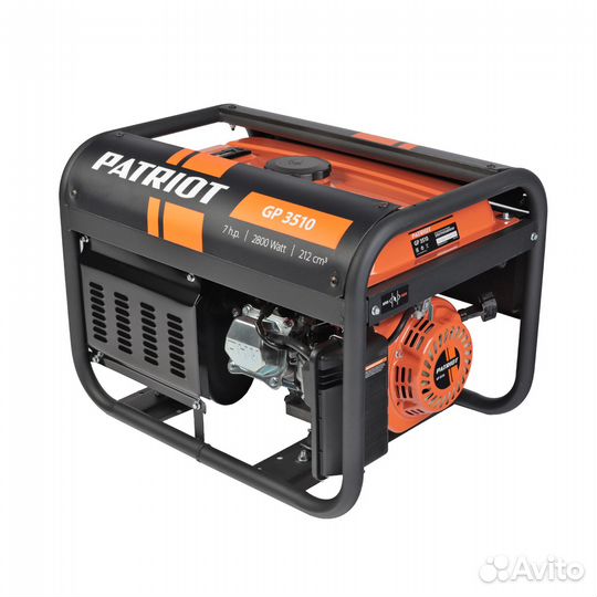 Генератор бензиновый patriot GP 3510