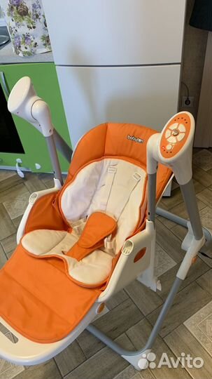 Стул для кормления качель 2 в 1 babyton