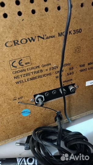 Музыкальный центр crown japan винил