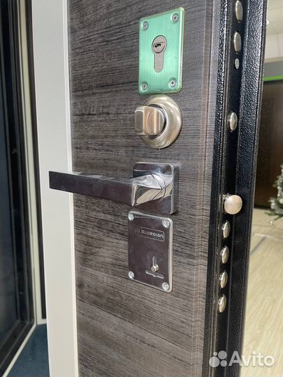 Дверь входная с зеркалом