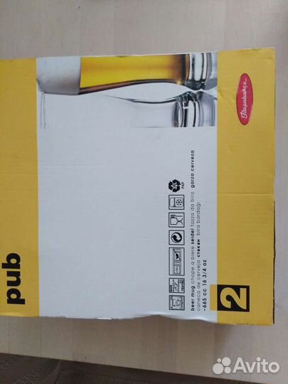 Новый набор стаканов для пива