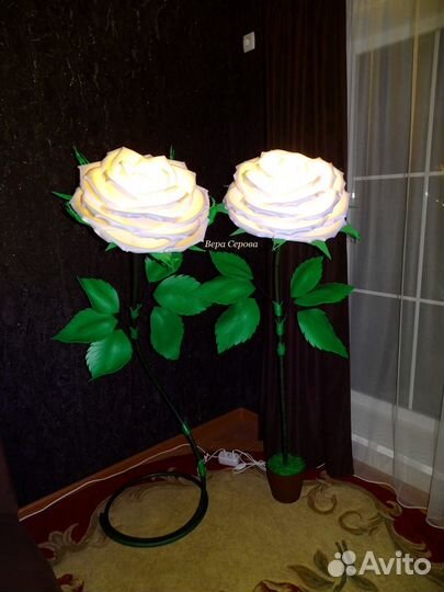 Ростовые цветы из изолона