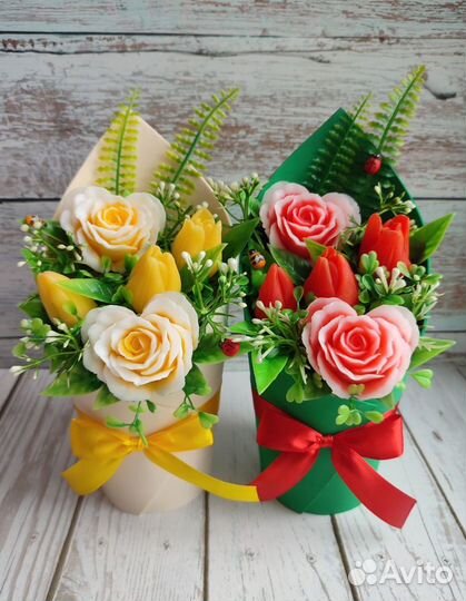 Букеты на выпускной мыло ручной работы