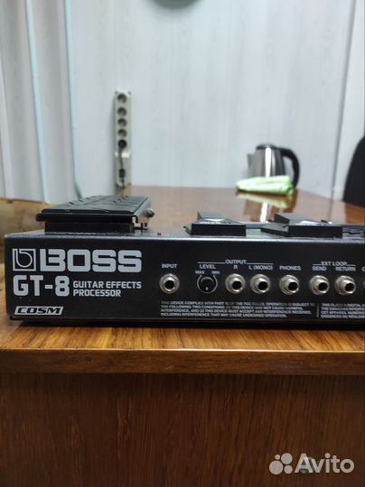 Гитарный процессор boss GT-8