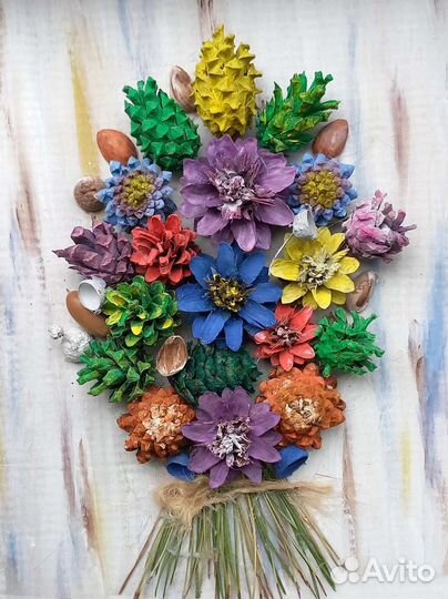 Осенняя поделка из природных материалов