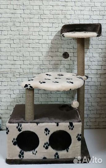 Игровой комплекс для кошек Домик для двоих