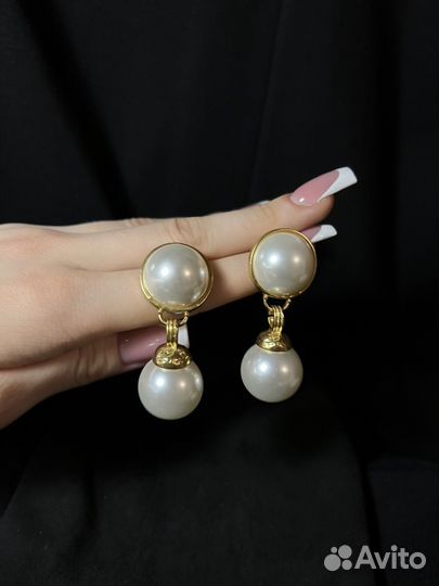 Серьги жемчужные