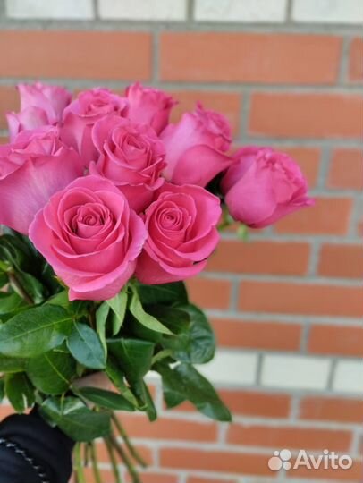 Букет розовых роз