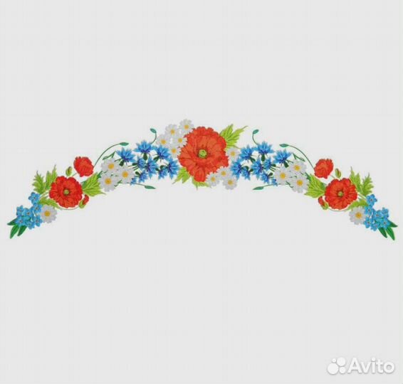 Термо наклейки для кокошника, короны