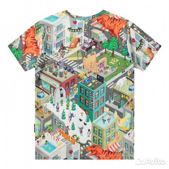 Molo футболка rodney pixelhagen (мегаполис), р. 104