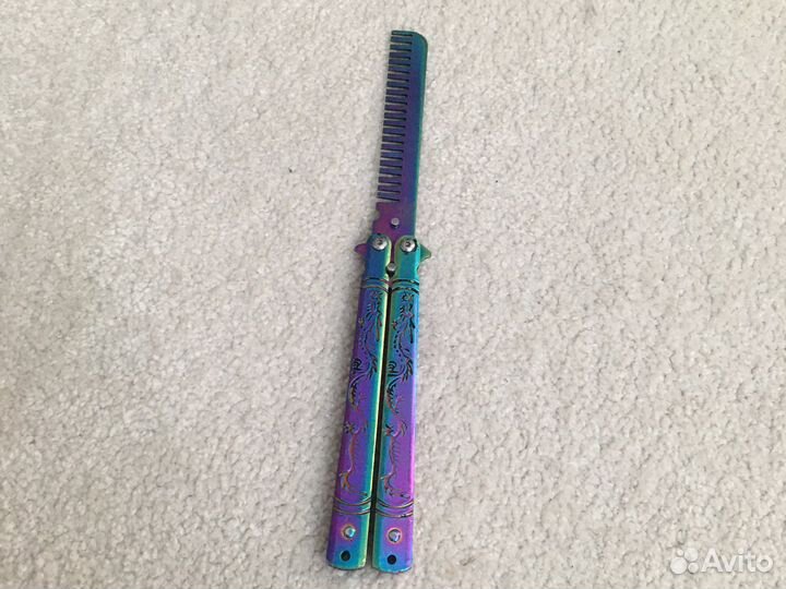 Нож бабочка градиент