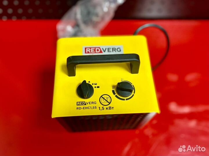Воздухонагреватель 1.5 кВт redverg RD-EHC1,5S