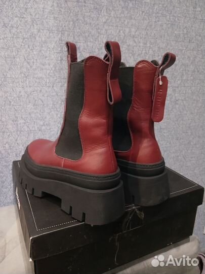 Ботинки нат.кожа новые