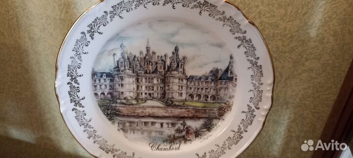 Тарелка декоратив. Франция. Замки Луары: Chambord