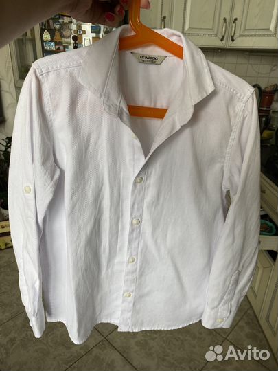 Рубашки на мальчика 122 128