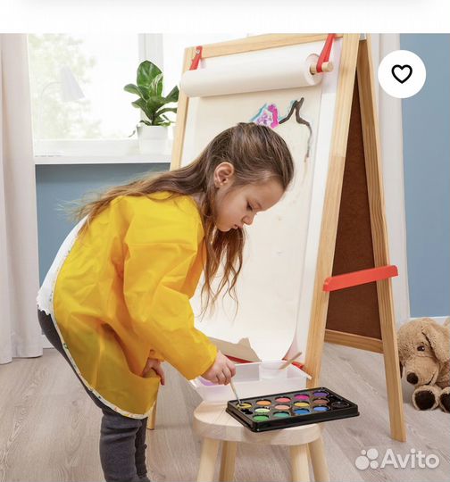 Фартук-защита с длинными рукавами для рисования