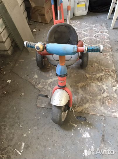Детский велосипед с ручкой бу