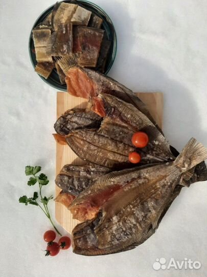 Отборная крупная вяленая камбала из мурманска